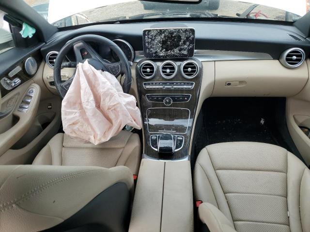 WDDWF4KB6JR342957 - 2018 MERCEDES-BENZ C 300 4MATIC WHITE photo 8