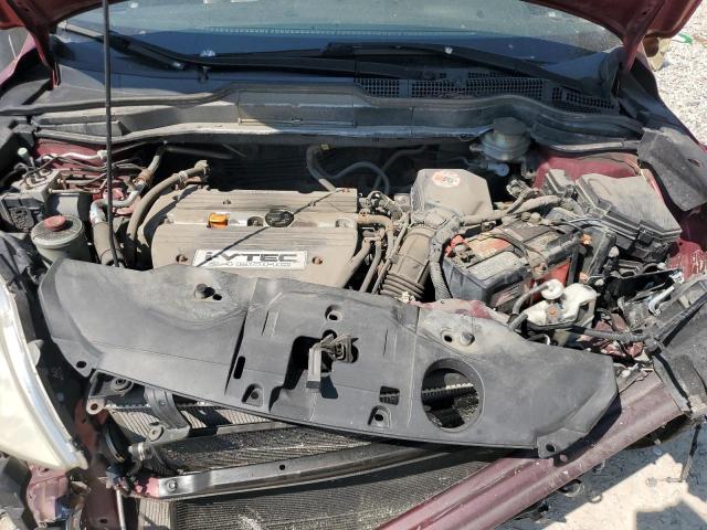 JHLRE48797C090410 - 2007 HONDA CR-V EXL MAROON photo 12