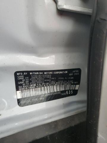 JA4J4UA85PZ050302 - 2023 MITSUBISHI OUTLANDER SE WHITE photo 13