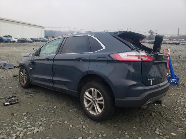 2FMPK4J95KBC56001 - 2019 FORD EDGE SEL BLUE photo 2