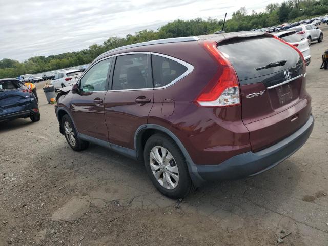 5J6RM4H75CL016177 - 2012 HONDA CR-V EXL RED photo 2