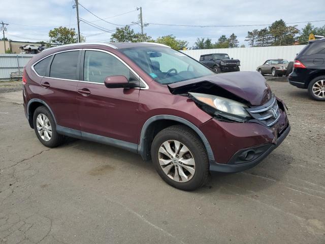 5J6RM4H75CL016177 - 2012 HONDA CR-V EXL RED photo 4