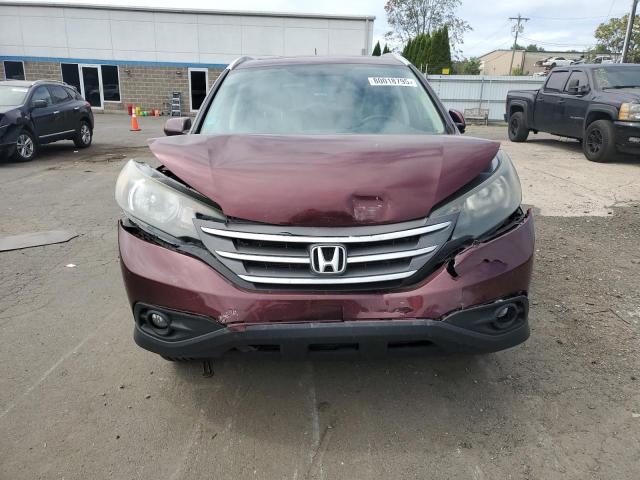 5J6RM4H75CL016177 - 2012 HONDA CR-V EXL RED photo 5