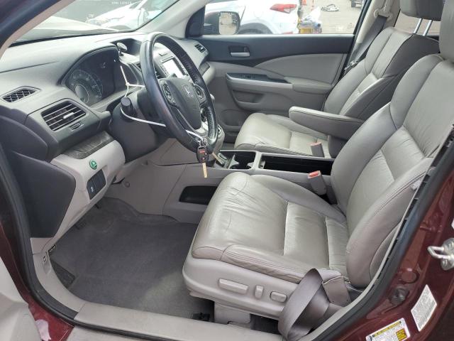 5J6RM4H75CL016177 - 2012 HONDA CR-V EXL RED photo 7