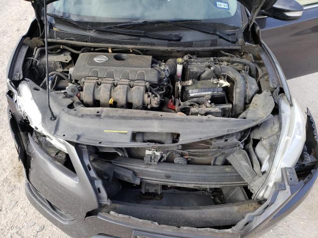 3N1AB7AP4FY232914 - 2015 NISSAN SENTRA S GRAY photo 11