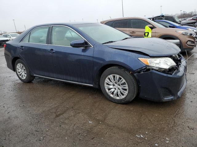 4T4BF1FK2ER375136 - 2014 TOYOTA CAMRY L BLUE photo 4