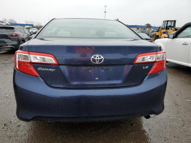 4T4BF1FK2ER375136 - 2014 TOYOTA CAMRY L BLUE photo 6