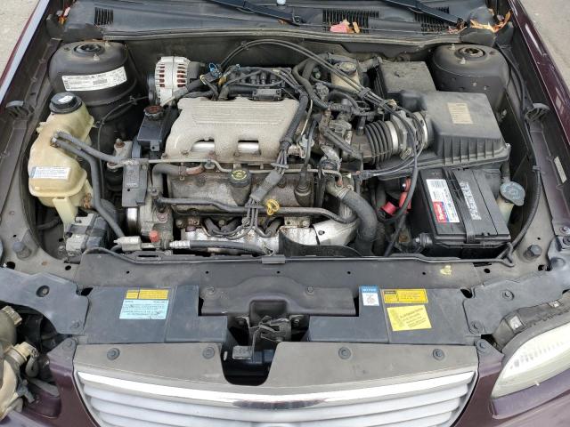 1G1NE52M3W6200356 - 1998 CHEVROLET MALIBU LS BURGUNDY photo 11