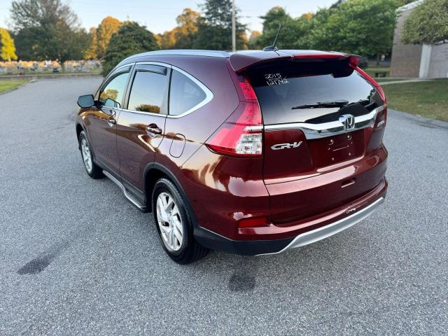 2HKRM4H76FH682317 - 2015 HONDA CR-V EXL BURGUNDY photo 3