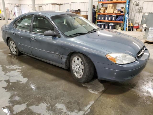 1FAHP52U21A112439 - 2001 FORD TAURUS LX BLUE photo 4