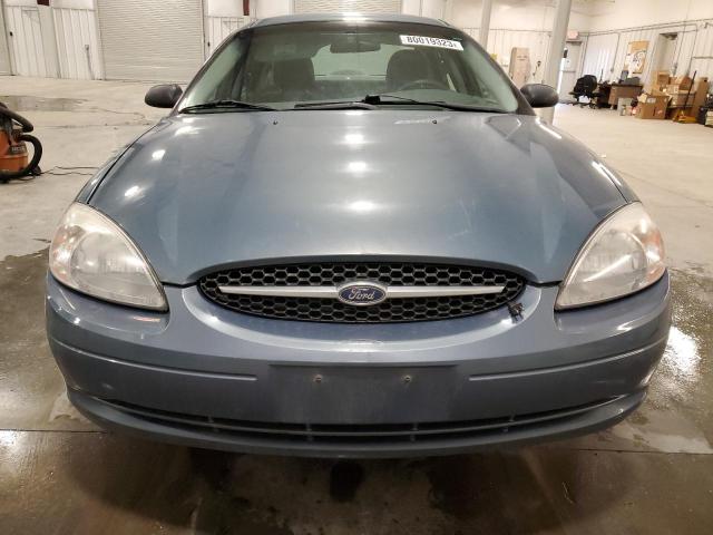 1FAHP52U21A112439 - 2001 FORD TAURUS LX BLUE photo 5