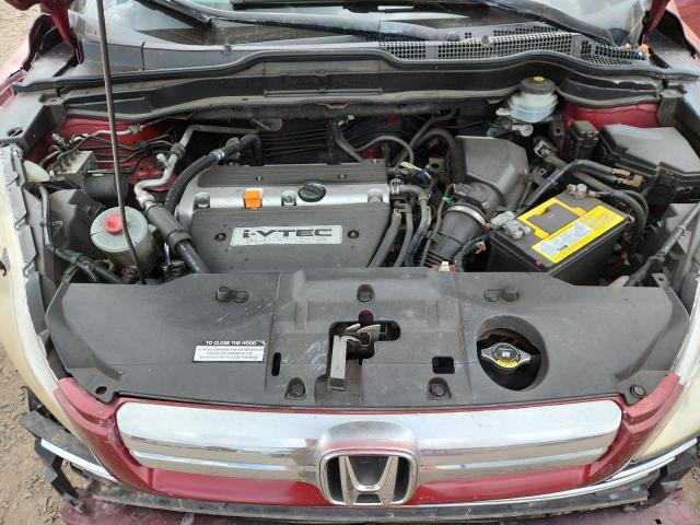 JHLRE48767C044789 - 2007 HONDA CR-V EXL RED photo 12