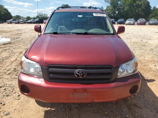 JTEDP21A040021495 - 2004 TOYOTA HIGHLANDER BASE Granate foto 5