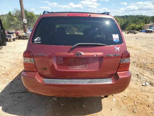 JTEDP21A040021495 - 2004 TOYOTA HIGHLANDER BASE Granate foto 6