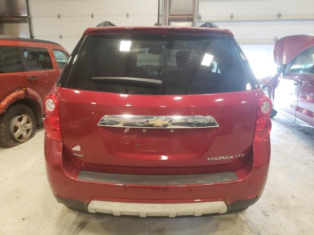 1GNFLHEK7FZ109108 - 2015 CHEVROLET EQUINOX LTZ RED photo 6