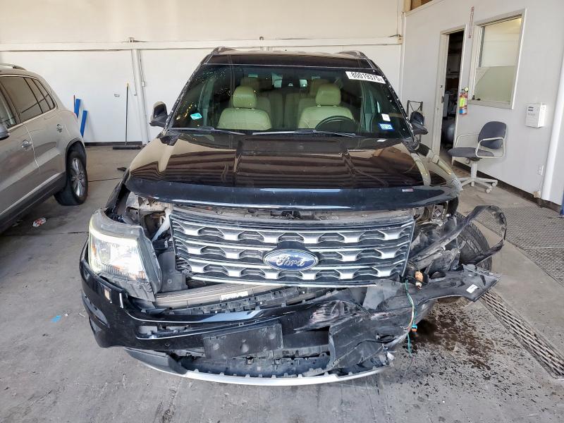 1FM5K7FH2GGD26448 - 2016 FORD EXPLORER LIMITED BLACK photo 5