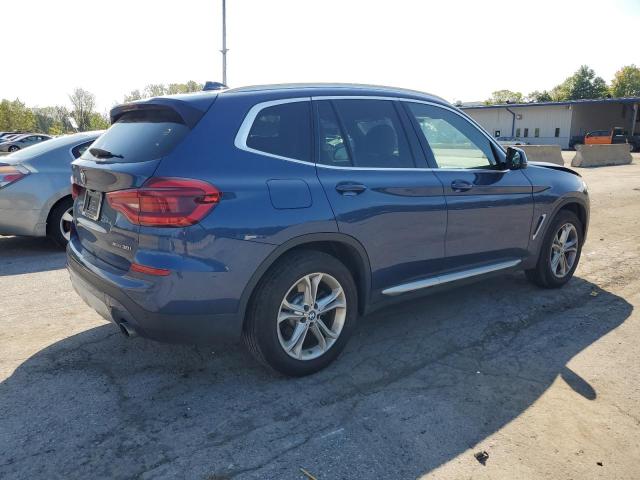 5UXTR9C59KLR11149 - 2019 BMW X3 XDRIVE30I BLUE photo 3