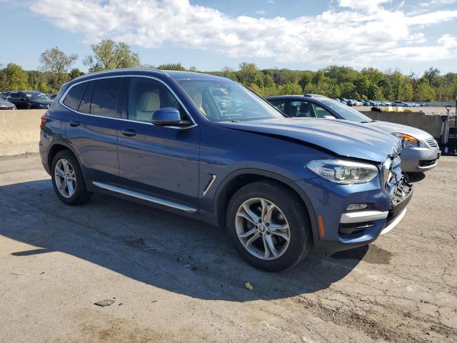 5UXTR9C59KLR11149 - 2019 BMW X3 XDRIVE30I BLUE photo 4