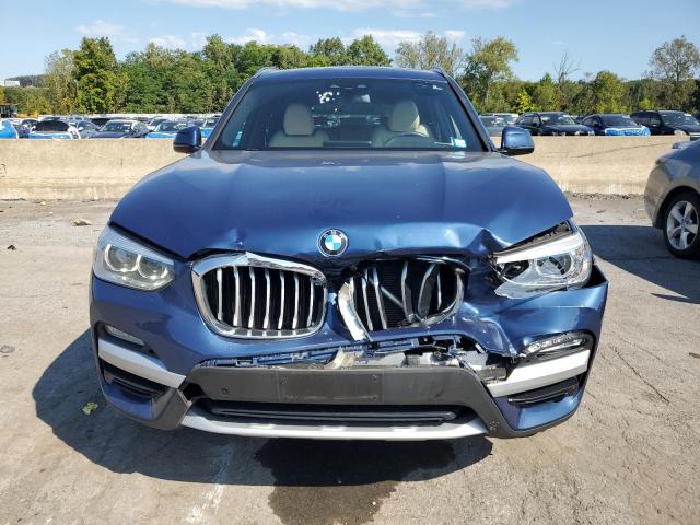 5UXTR9C59KLR11149 - 2019 BMW X3 XDRIVE30I BLUE photo 5