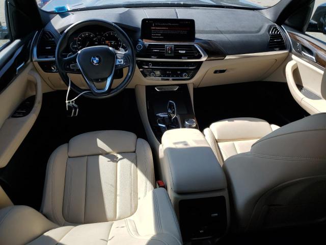 5UXTR9C59KLR11149 - 2019 BMW X3 XDRIVE30I BLUE photo 8