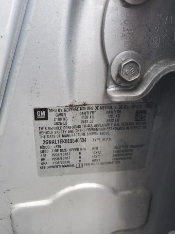 3GNAL1EK6ES540634 - 2014 CHEVROLET CAPTIVA LS SILVER photo 13