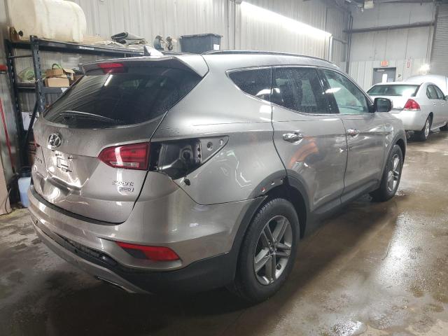 5XYZUDLB4JG559515 - 2018 HYUNDAI SANTA FE S GRAY photo 3