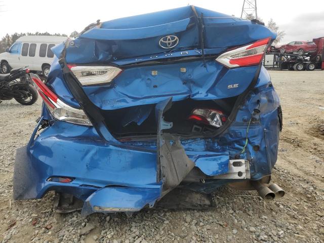 4T1G11AK7LU302492 - 2020 TOYOTA CAMRY SE BLUE photo 6