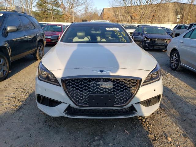 KMHGN4JB8JU256285 - 2018 GENESIS G80 SPORT BLUE photo 5