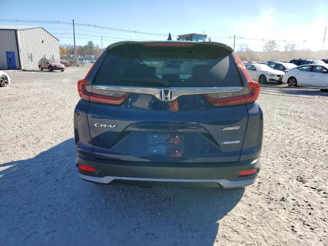 7FART6H81ME030938 - 2021 HONDA CR-V EXL BLUE photo 6