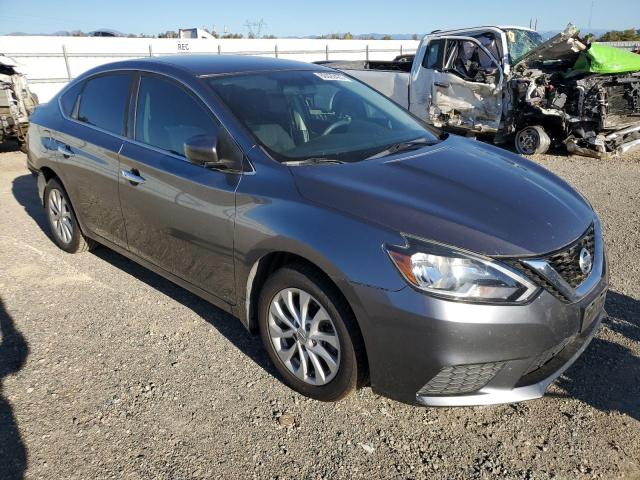 3N1AB7AP4KY403946 - 2019 NISSAN SENTRA S GRAY photo 4