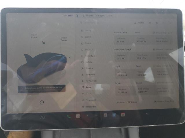 5YJ3E1EA8PF575268 - 2023 TESLA MODEL 3 蓝色 照片 9