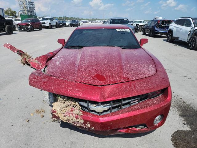 2G1FC1E31C9210152 - 2012 CHEVROLET CAMARO LT RED photo 5