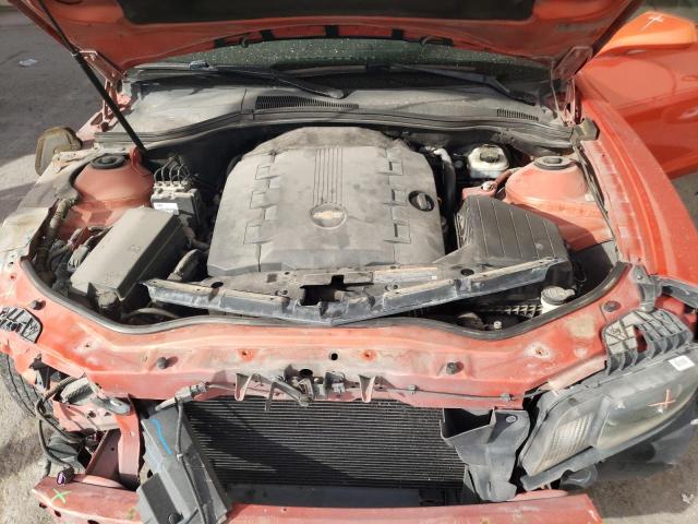 2G1FG1EV8A9136120 - 2010 CHEVROLET CAMARO LT ORANGE photo 11