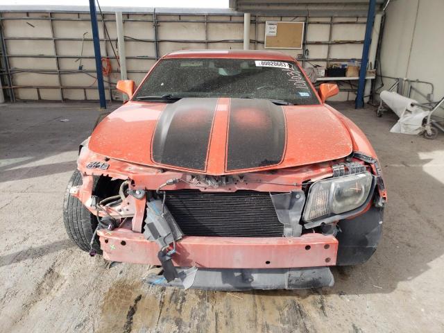 2G1FG1EV8A9136120 - 2010 CHEVROLET CAMARO LT ORANGE photo 5