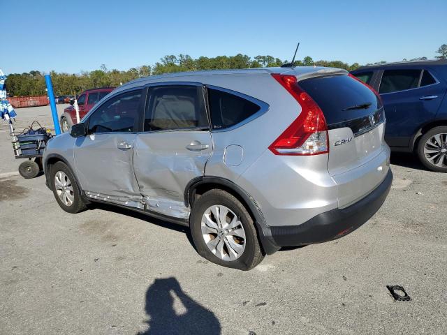 2HKRM4H79CH613858 - 2012 HONDA CR-V EXL SILVER photo 2