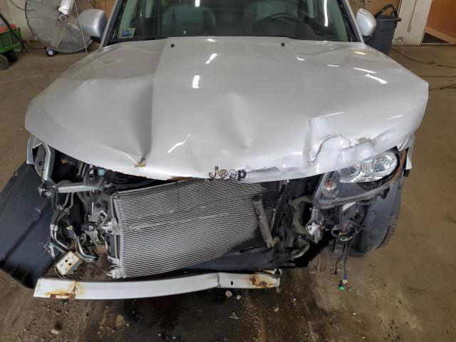 1C4NJCEB1ED559653 - 2014 JEEP COMPASS LATITUDE ვერცხლისფერი ფოტო 12