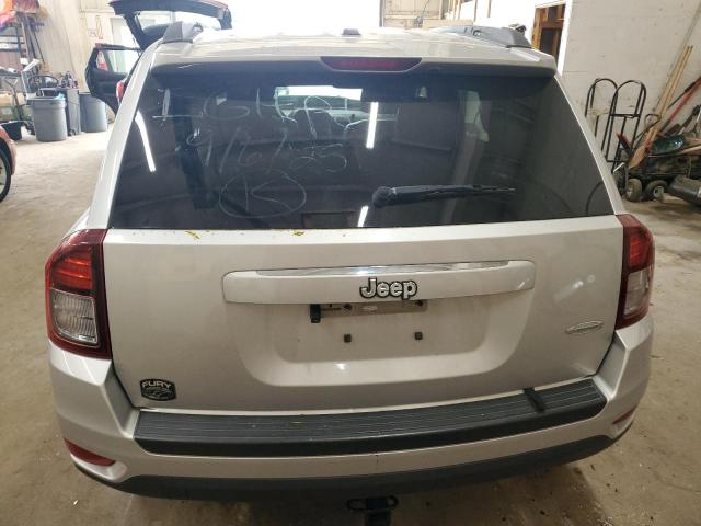 1C4NJCEB1ED559653 - 2014 JEEP COMPASS LATITUDE ვერცხლისფერი ფოტო 6