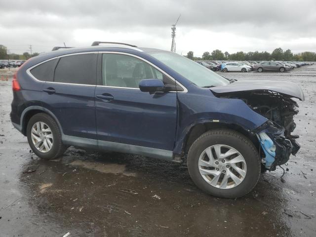 2HKRM4H73FH603704 - 2015 HONDA CR-V EXL 蓝色 照片 4