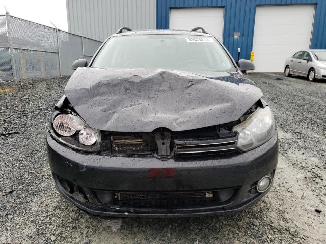 3VWPL7AJ3EM627119 - 2014 VOLKSWAGEN JETTA TDI BLACK photo 5