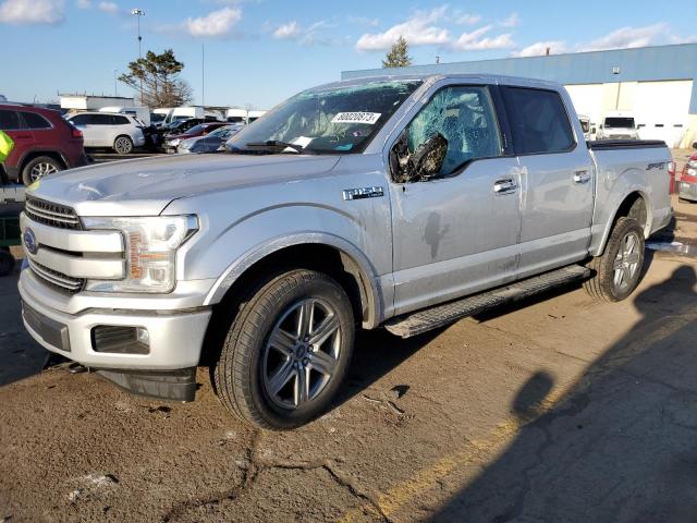 1FTEW1E57JFE65761 - 2018 FORD F150 SUPERCREW SILVER photo 1