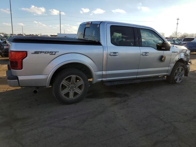 1FTEW1E57JFE65761 - 2018 FORD F150 SUPERCREW SILVER photo 3
