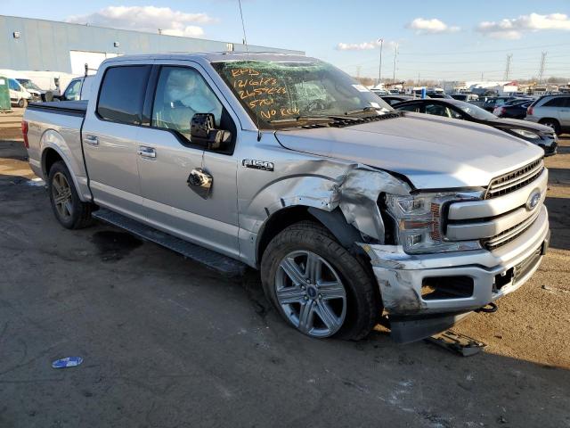 1FTEW1E57JFE65761 - 2018 FORD F150 SUPERCREW SILVER photo 4