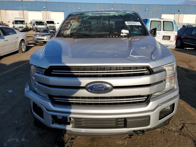 1FTEW1E57JFE65761 - 2018 FORD F150 SUPERCREW SILVER photo 5