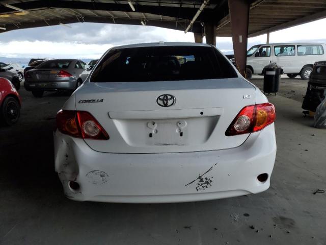 1NXBU4EE1AZ326906 - 2010 TOYOTA COROLLA BASE 白色 照片 6