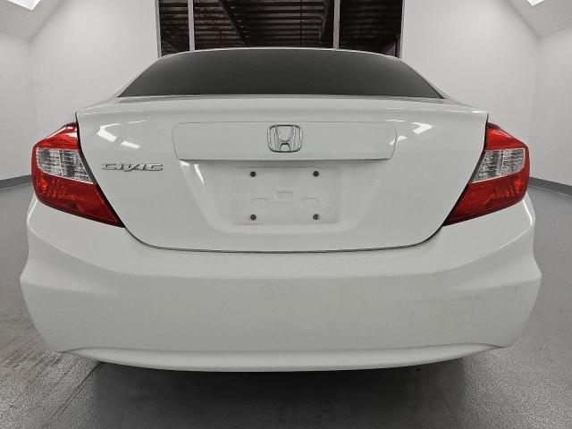 19XFB2F85CE338860 - 2012 HONDA CIVIC EX WHITE photo 6