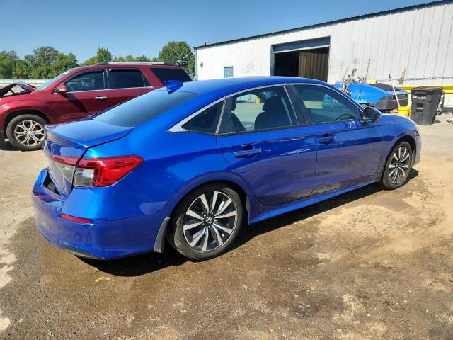 2HGFE1F7XNH328214 - 2022 HONDA CIVIC EX BLUE photo 3