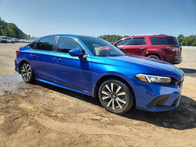 2HGFE1F7XNH328214 - 2022 HONDA CIVIC EX BLUE photo 4