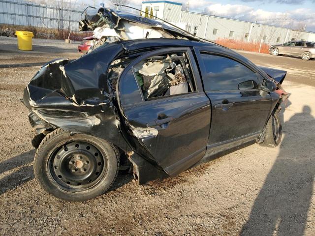 2HGFA16439H112745 - 2009 HONDA CIVIC DX-G BLACK photo 3