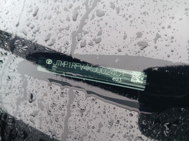 JTMP1RFV4KJ002401 - 2019 TOYOTA RAV4 XLE BLACK photo 12