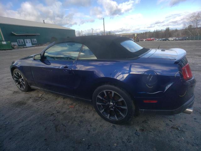 1ZVBP8EN4A5164005 - 2010 FORD MUSTANG BLUE photo 2